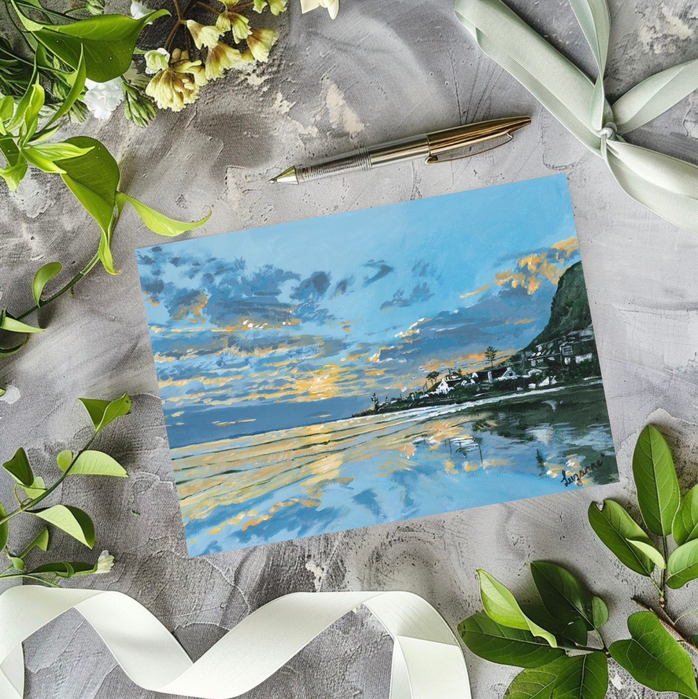 Diva Sunrise - A6 Card