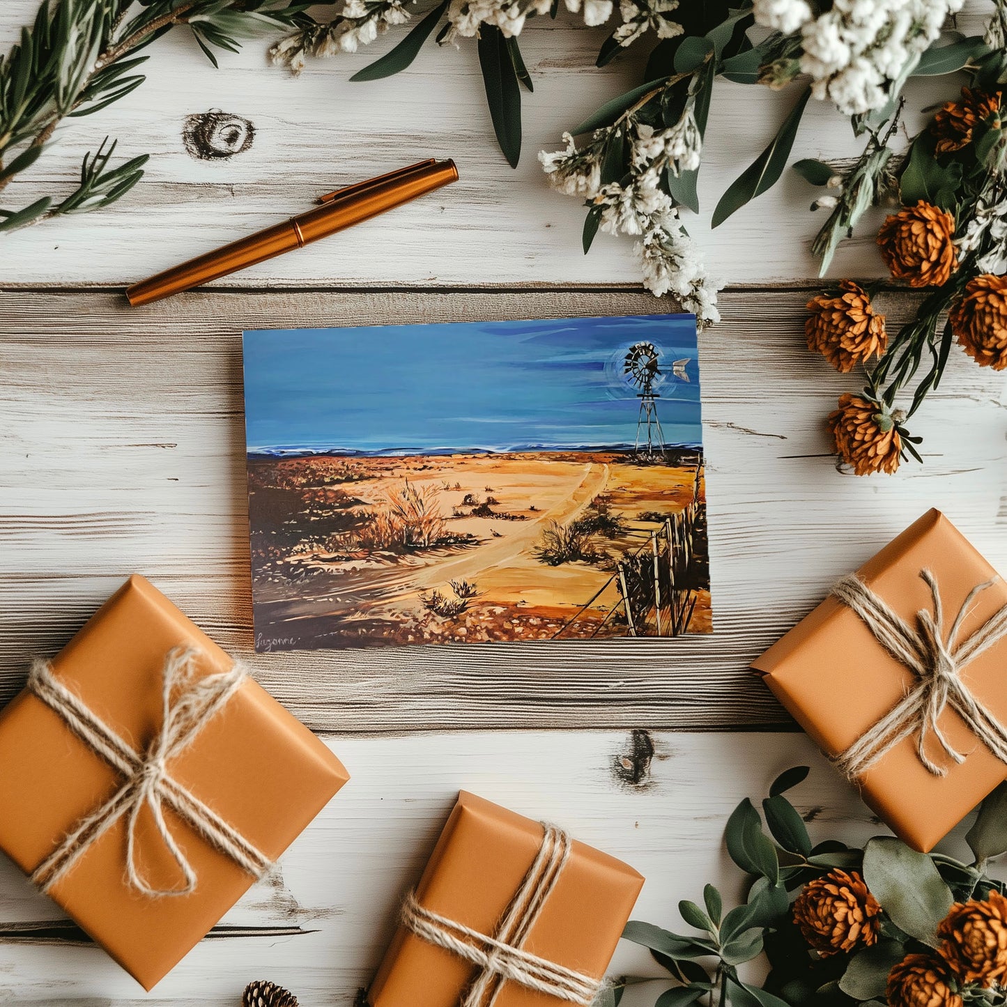 Albertinia Road - A6 Card