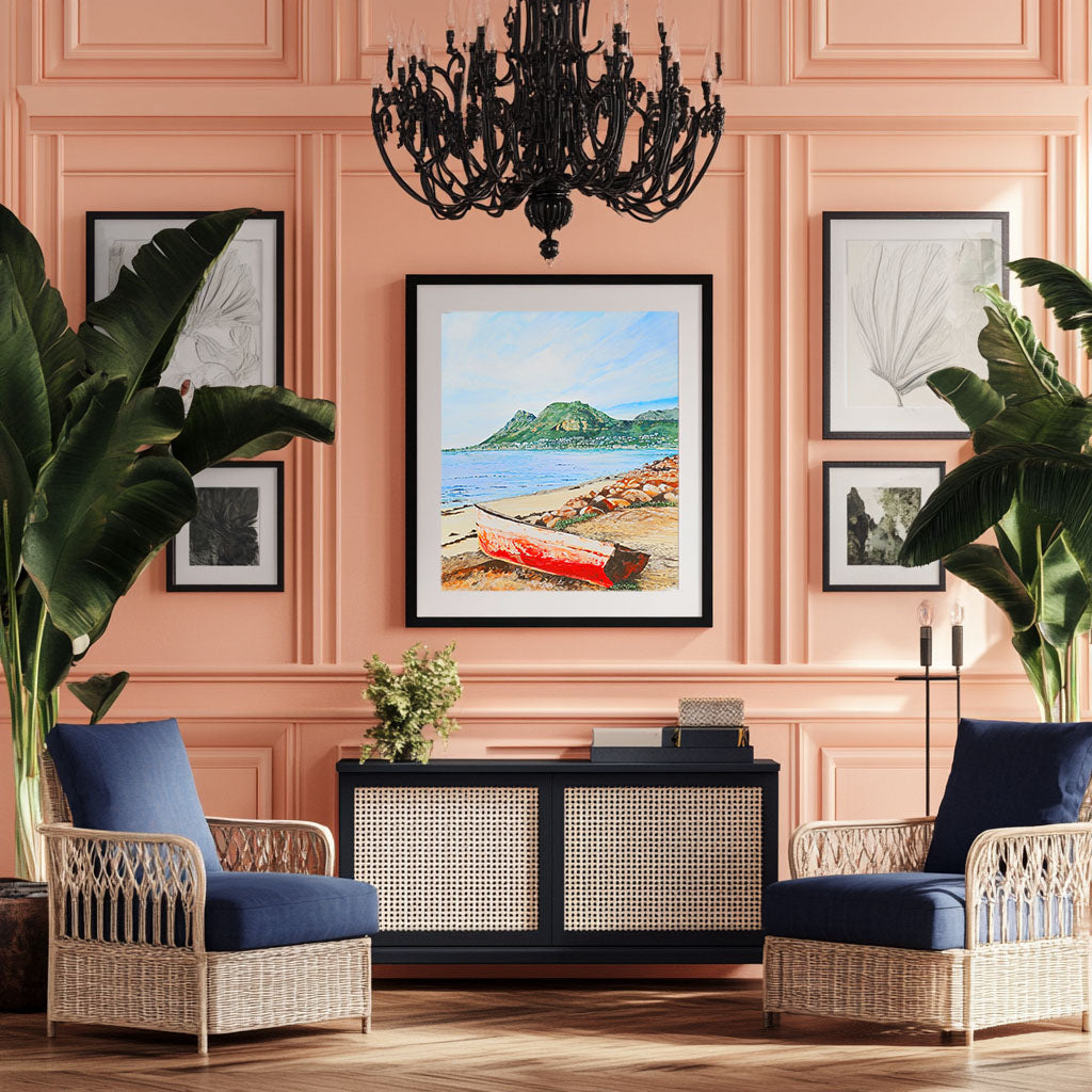 View of Simons Town- 6mm MDF Board