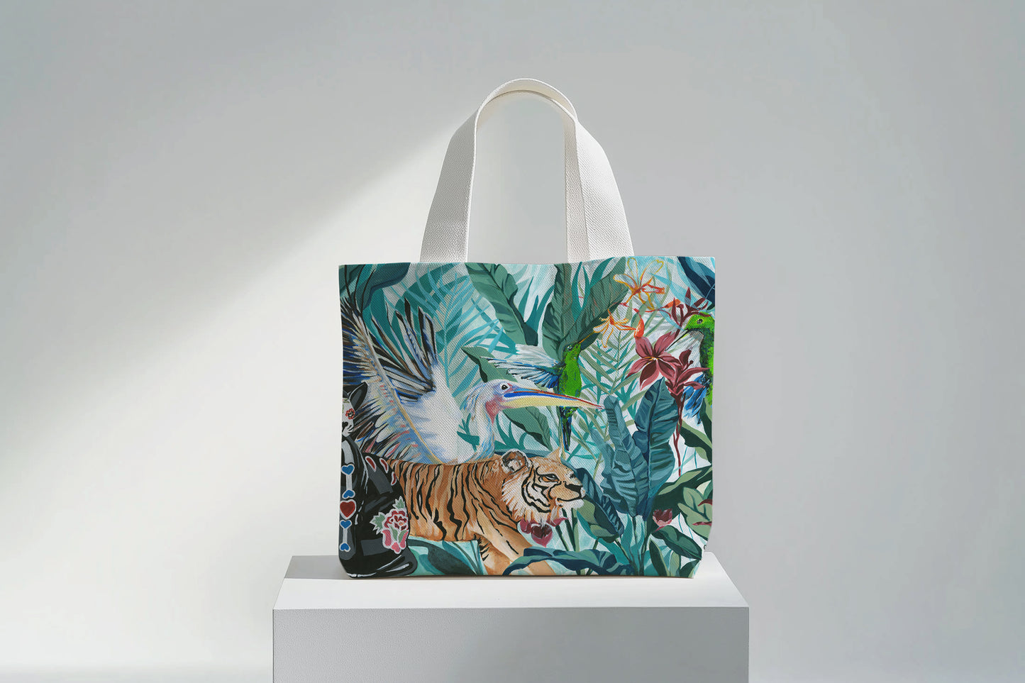 Jungle - Velvet Tote Bag