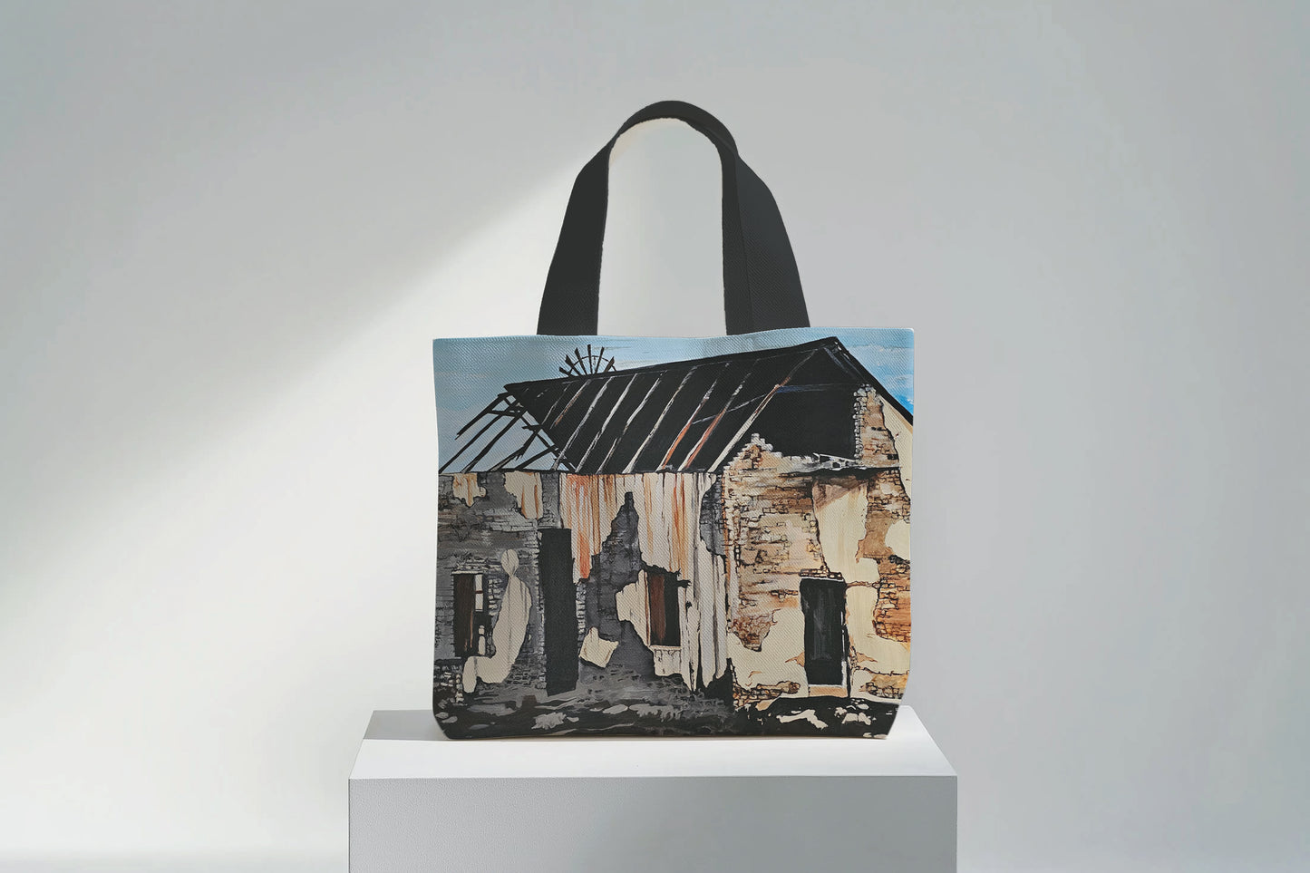 Ruined Karoo - Velvet Tote Bag