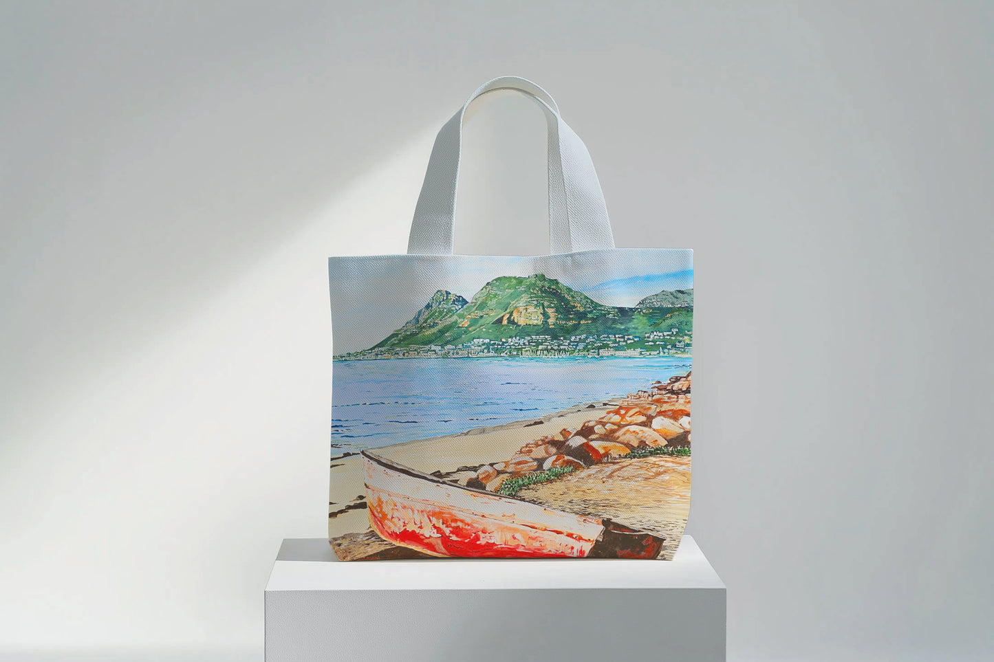View Of Simons Town - Velvet Tote Bag