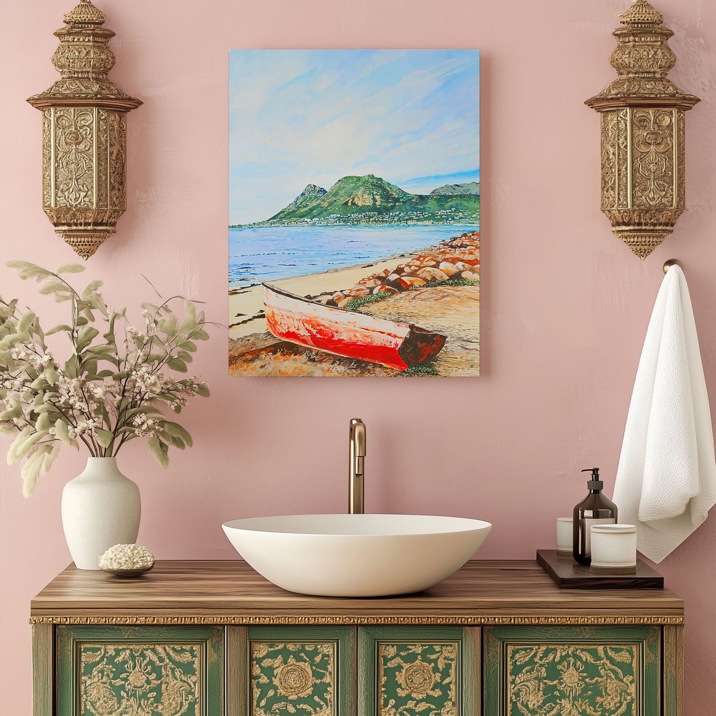 View Of Simons Town - Canvas Print