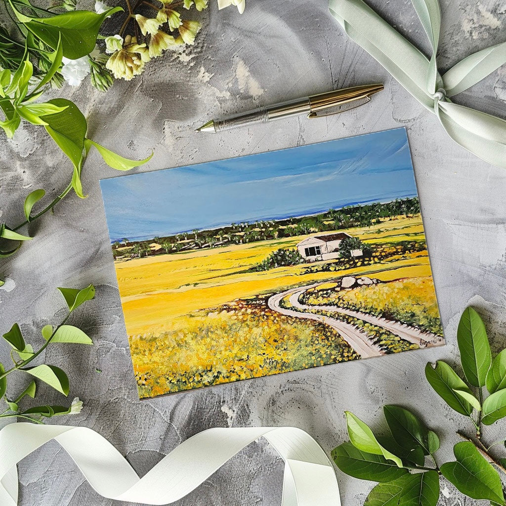 Somewhere On The West Coast  - A6 Card